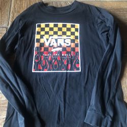 Vans Youth Size Medium Long Sleeve Shirts