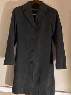 Women’s wool coat Reaction by Kenneth Cole Women’s long winter coat wool blend Kenneth Cole Reaction women’s size 10 long wool blend winter coat dark 