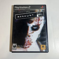 Manhunt Sony PlayStation 2 PS2, TESTED & WORKING! Complete CIB