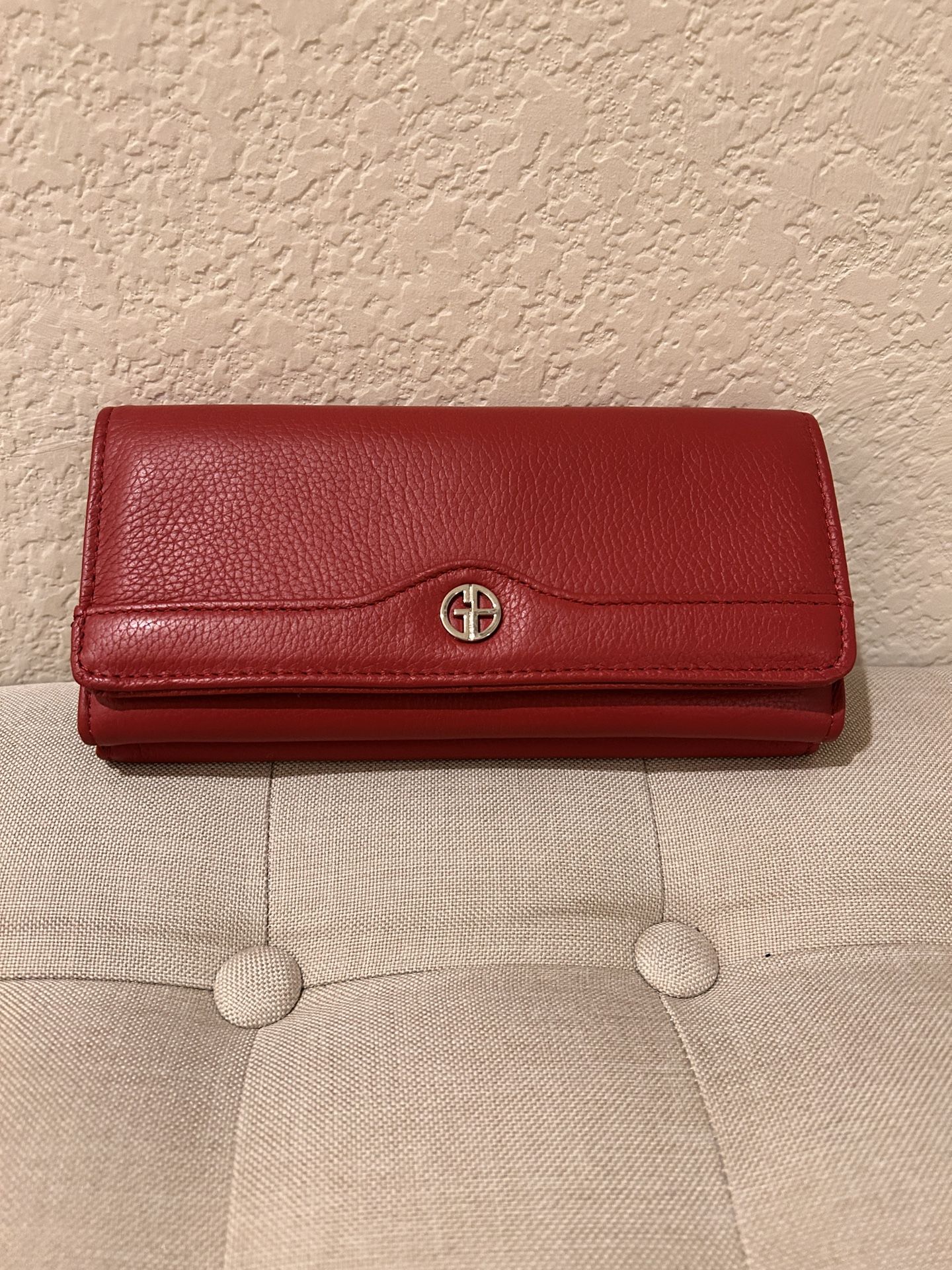 Red Leather Wallet