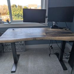 Vari Ergo Standing desk w/adjustable monitor arms