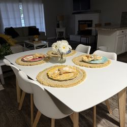 Dining Table With Four Chairs