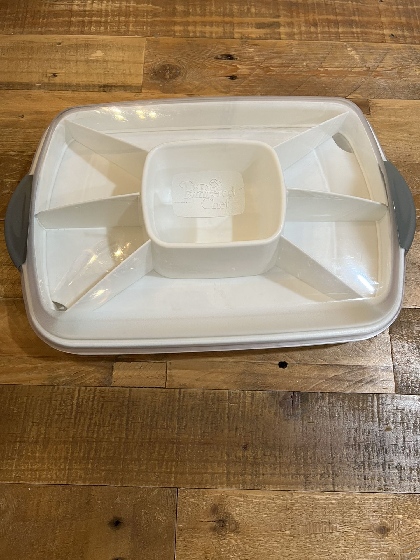 Pampered Chef Chillzanne Rectangle Server