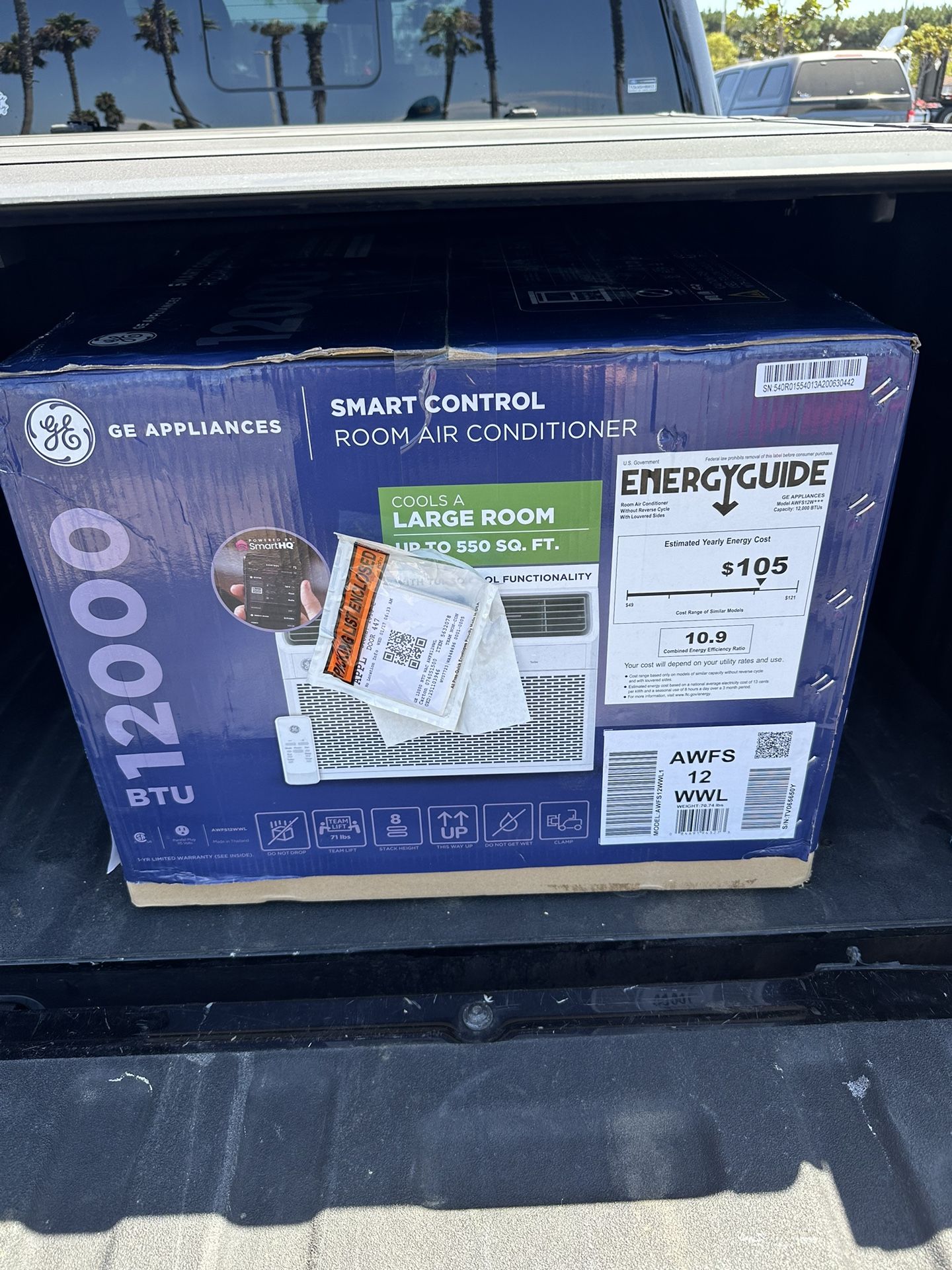 GE air conditioning unit 12000 btu