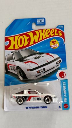 Hot Wheels '88 Mitsubishi Starion Die-Cast Car