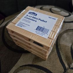 Mini Pallet Coaster 4pc