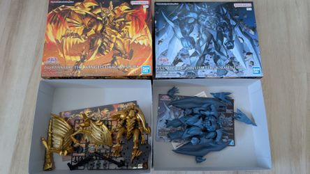 Yugioh Egyptian Gods Ra and Obelisk COMPLETE model kits