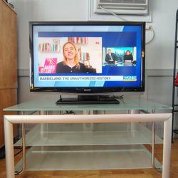 Glass TV Stand + TV included 