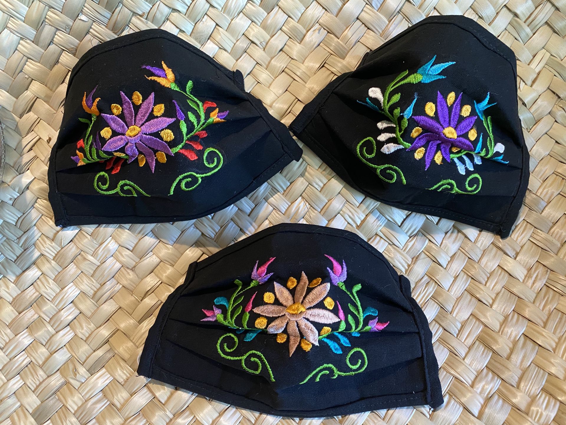 Embroidered Face Masks
