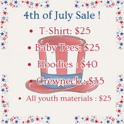 4th Of July Embroidery Sale 