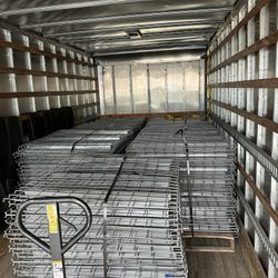 Warehouse Liquidation Sale Teardrop Industrial Supplies Pallet Racks Beams Uprights Forklifts 