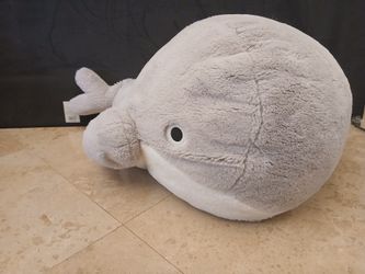 Giant whale plush