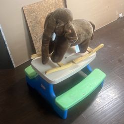 Elephant Swing & Little Tikes Bench 