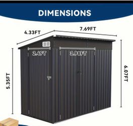 Shed New 8x4ft