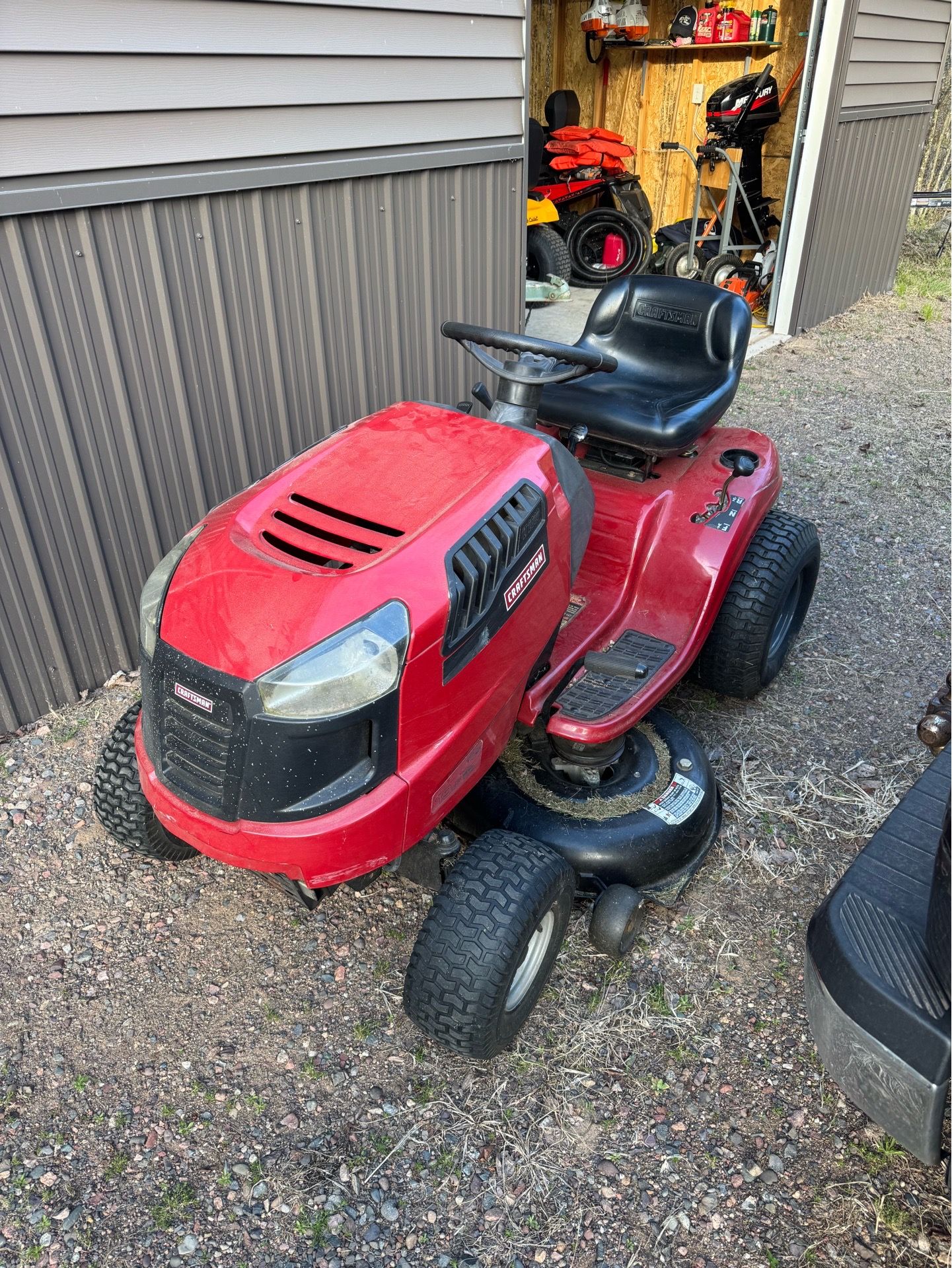 Riding lawnmower for sale