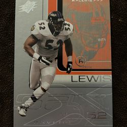 2001 Upper Deck SP Ray Lewis Baltimore Raves Football Card
