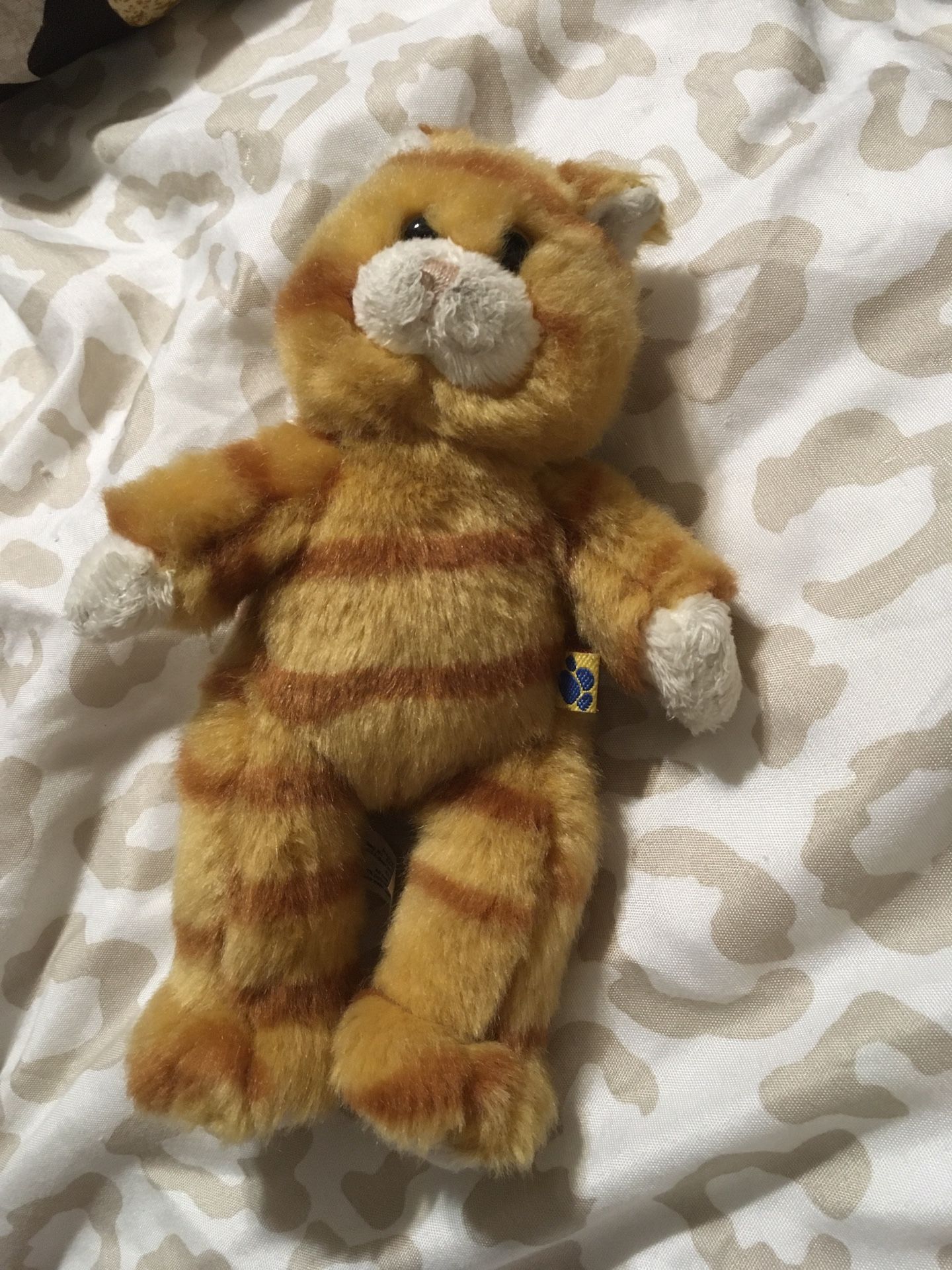 Build A Bear Mini Orange Tabby Cat Plush