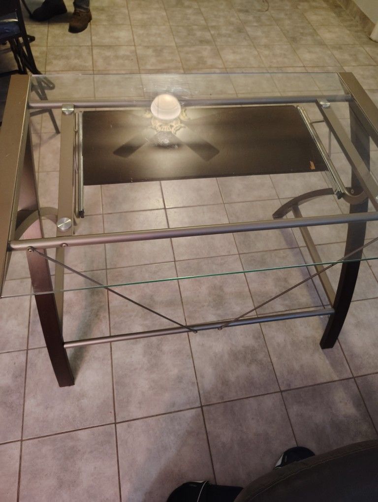 Glass Computer Desk