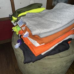 35 Tshirts New Ranging From Kids Small To Adult Xl Bought Didn’t Use 2 Dollars Each 