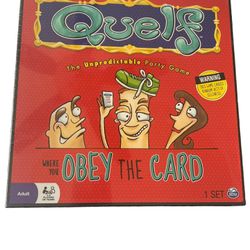 Quelf The Unpredictable Party Game Where You Obey The Card By Spin Master New   Get ready for a night of laughter and strategy with Quelf The Unpredic