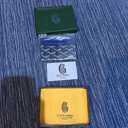 Goyard Authentic Brand New Card Holder - Blue