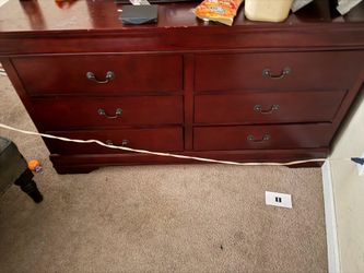 Bed and dresser