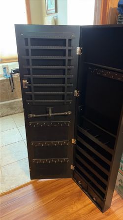 Jewelry Armoire with mirrored front