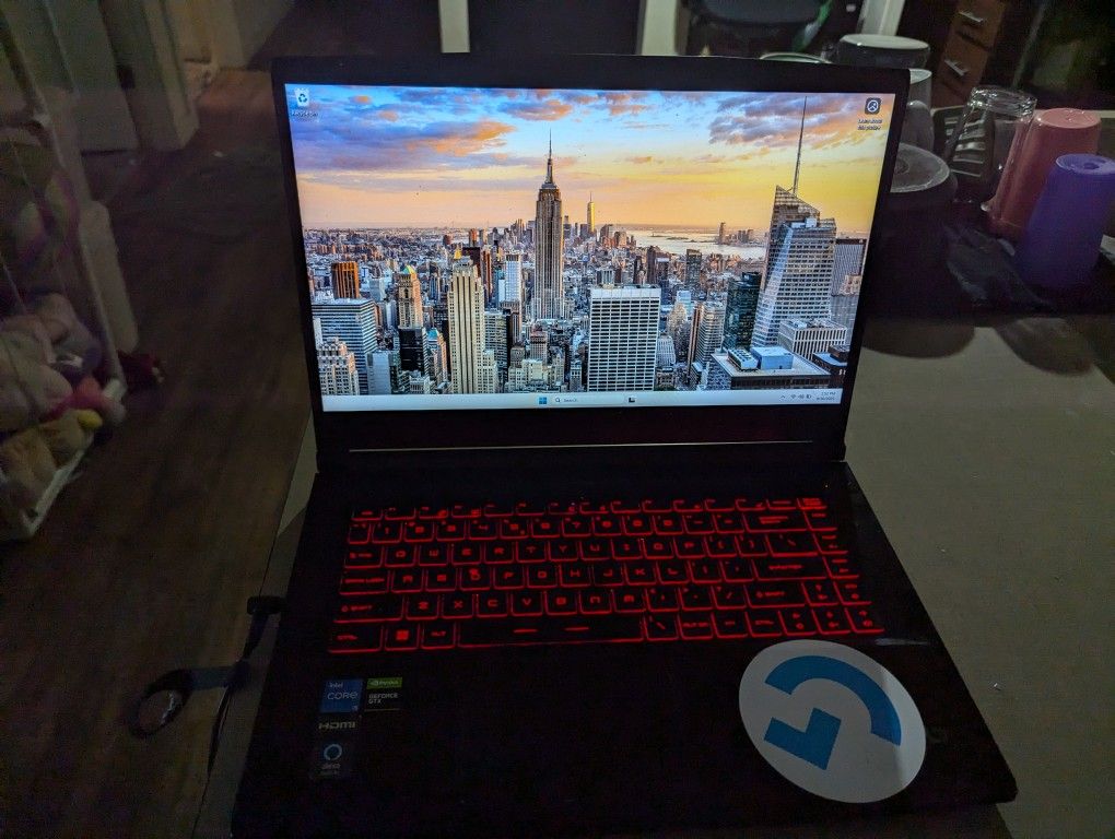 Slightly used MSI GV15 Thin 11scv