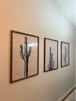 Cacti prints set of 3