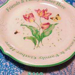 Butterfly Meadows  Platter Friends Gather Here