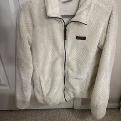 Columbia Medium Women Cream Sportswear Jacket