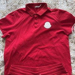 Moncler Polo And Shorts