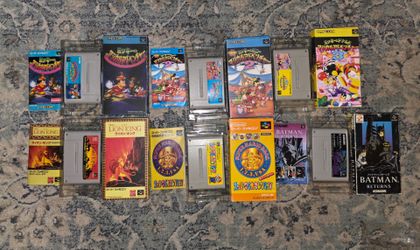 Lot of 6 Super Famicom Games. Authentic Games. Nintendo. **READ Description**