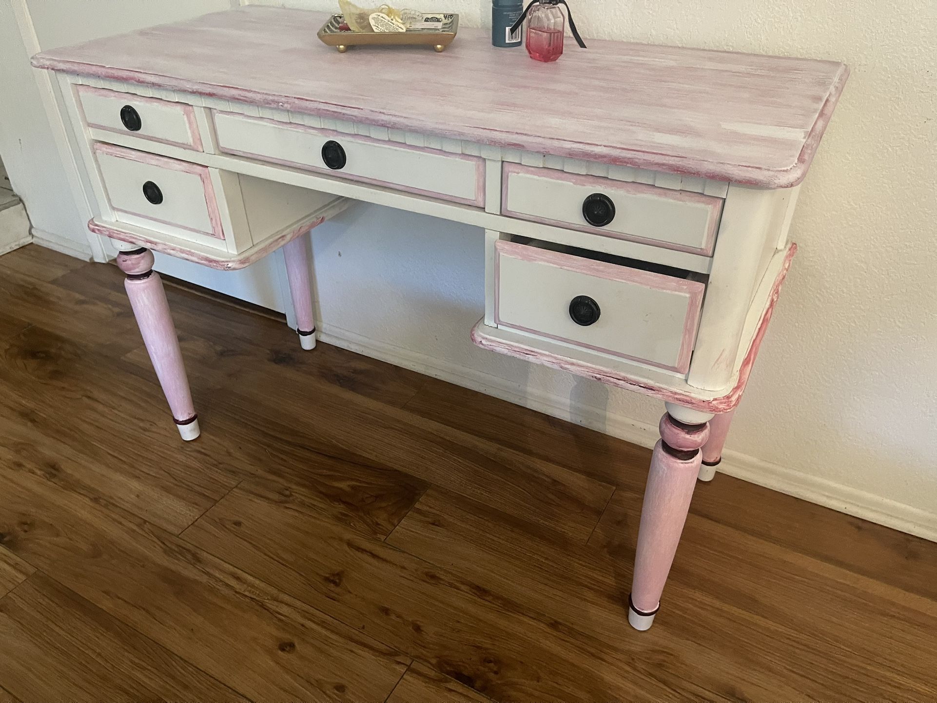 Vanity Dressing Table Console Accent Table Vintage