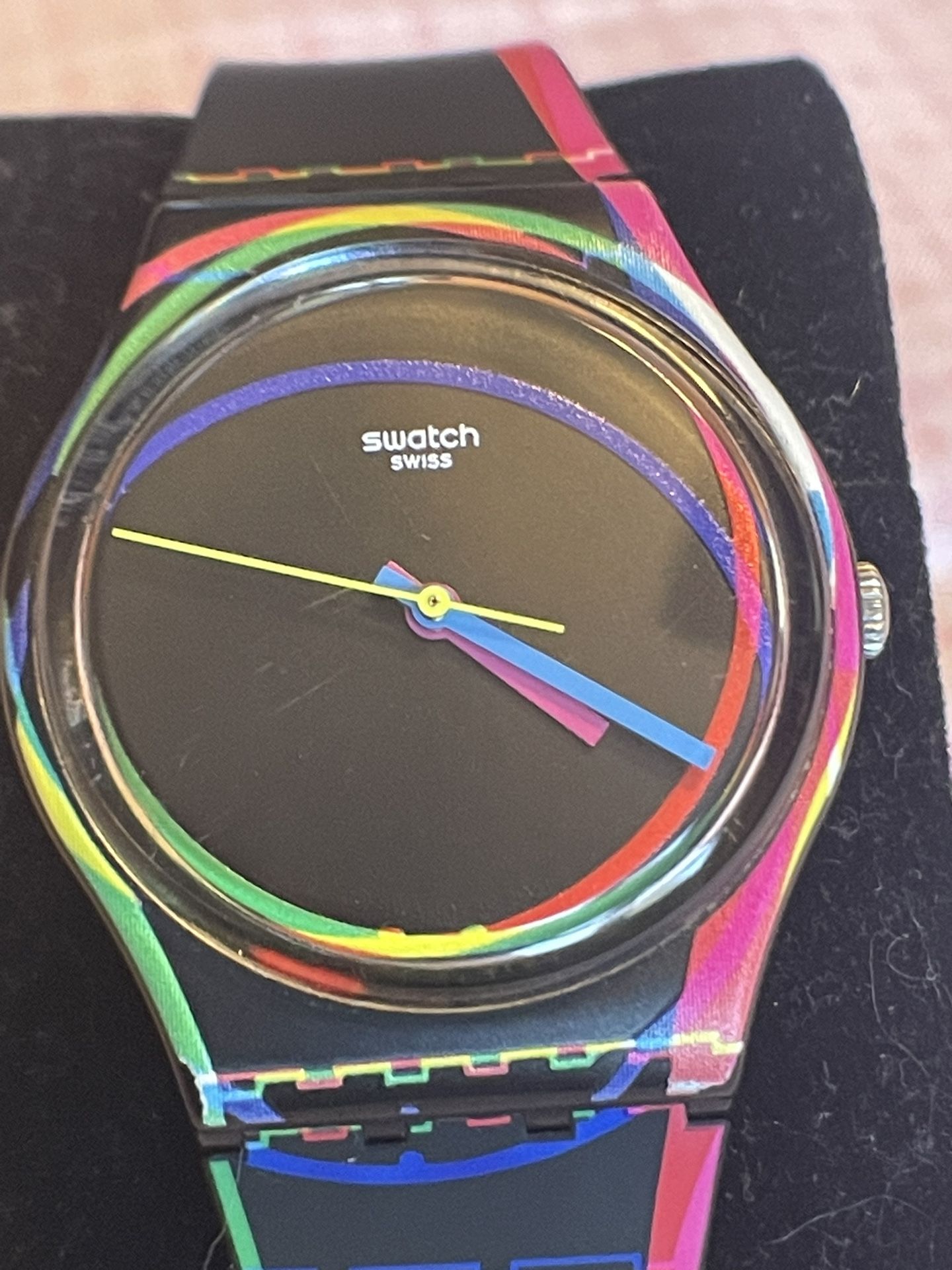 Used Red Shore Swatch Watch