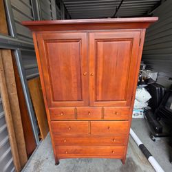 Thomasville Solid Cherry Armoire Dresser / Gentleman’s Chest - Excellent Condition