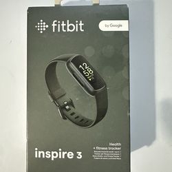 Fitbit Inspire 3 Health &-Fitness-Tracker with Stress Management, Workout Intensity, Sleep Tracking, 24/7 Heart Rate and more, Midnight Zen/Black One 