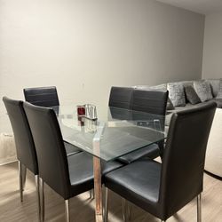 Dining Set Table + Chairs 