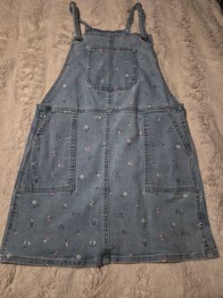 Denim Jumper Girl Size 10/12 Yr