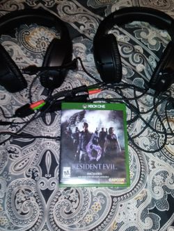 2 LED Bugha Headsets and Xbox One Resident Evil Game