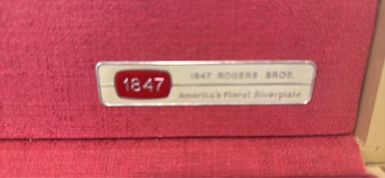 1847 Rogers Bros Silverplate Flatware Box