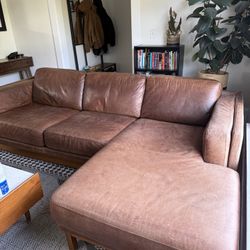Leather Sectional Couch