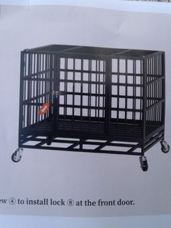 Pets crate heavy duty 42 inch long new