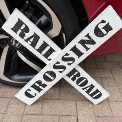 Rail Road Crossing Sign
