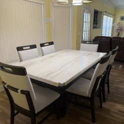 Authentic Marble Dining Set
