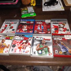 8 NBA Games For PS3 Only For 10 Dollar