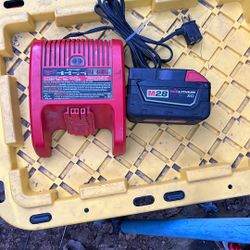 Milwaukee 28Volts Battery & Charger 