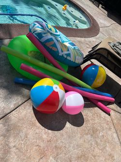 Free pool party stuff