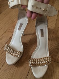 Dress High heels Shoes Gold chain