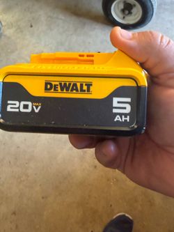 5ah Dewalt battery $60 new